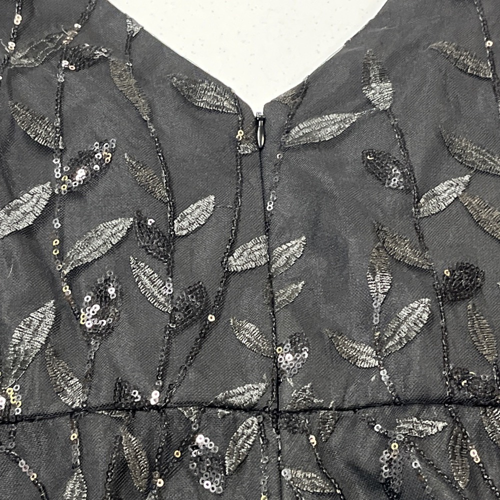 Ever Pretty Dress Womens 3XL Black Sequin Sheer Mesh Overlay Maxi Event Fairy - Picture 6 of 14